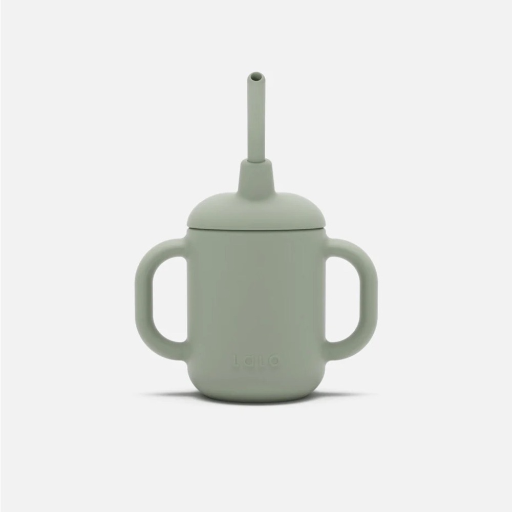 Lalo First Steps Baby/Toddler Kids Sage Sippy Cup